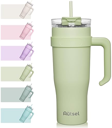 Bicchiere Termico Stanley Quencher H2.0 880ml - Collezione Soft Matte, Design Con Cannuccia, Ideale Per Bevande Fredde, Colore Orchidea - Foto 10