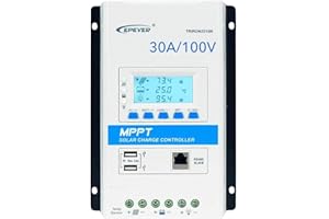 EPEVER® Triron 3210N MPPT Régulateur de charge solaire 30 A, détection automatique 12/24 V max. Tension d'entrée PV 100 V