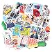 Produktbild makstore 100 Stücke Cartoon Aufkleber für Laptop Autos Motorrad Fahrrad Graffiti Patches Skateboard, HD-Muster Stickers wasserdicht (Serie A)