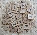 Produktbild 200 x Quality Wooden Scrabble Tiles Craft Jewellery Making Complete Set by Lizzy by Bargains Online