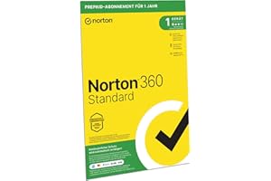 Norton 360 Standard 2022 | 1 Device | 1-Year Subscription with Automatic Renewal | Secure VPN and Password Manager | PC/Mac/Android/iOS | FFP, Activation Code in Original Packaging