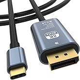 Forzacase Type-C to DP Kablo 8K 60hz / 4K 120hz G&ouml;r&uuml;nt&uuml; Aktarıcı Kablo 2 metre - FC894
