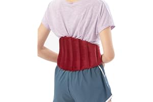 ‎AROMA SEASON AROMA SEASON Wärmegürtel Rücken Lendenwirbelsäule für Mikrowelle | Körnerkissen | Wärmekissen