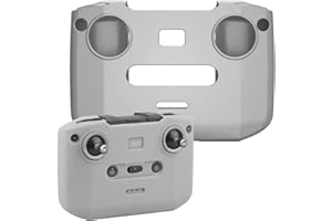 HeiyRC Protective Silicone Cover Case for DJI RC-N1/RC-N2,for DJI Mini 4 Pro/Air 3/MINI 2/Mavic 3/Mini 3 Pro Controller Collision Protector (Grey)