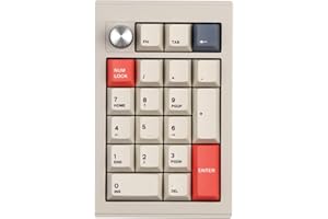 EPOMAKER CIDOO V21 VIA Bloc de numéro de joint programmable, triple mode Hot Swappable avec boîtier en alliage d'aluminium, bouton rotatif, batterie 1000 mAh, mousse poron pour E-Sport Mac Win