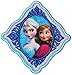 Produktbild Bügelbild - " Disney FROZEN - die Eiskönigin / Prinzessin Elsa & Anna " - 7,5 cm * 7,8 cm - Aufnäher Applikation - gestickter Flicken - völlig unverfroren Arendelle - Olaf / Mädchen