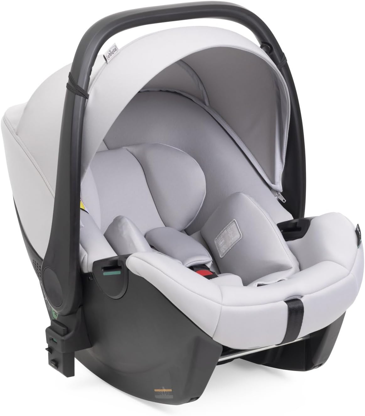 Chicco Kory Essential I-Size Silla de coche de 40 cm a 85 cm, Grupo 0+ para recién nacidos, homologada según la normativa ECE R129/03, fácil de instalar, rotación de 90°