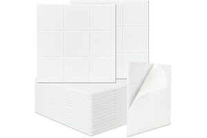 BXI Sudoku Lot de 16 panneaux absorbants acoustiques autocollants 76,2 x 76,2 x 0,9 cm