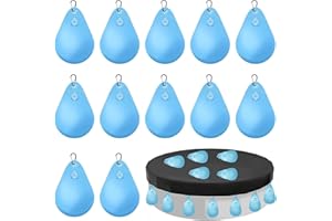 Infreecs 12 Stück Poolabdeckung Gewichte Wassersack, 23×34 cm Pool Wandtaschen mit Haken, Verdicktes Pool Wasserbeutel, Winter Pool Beschwerungssack, Schwimmbadabdeckung Hängetaschen