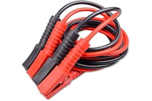 NAIZY Kable rozruchowe 12 V/24 V - Ochrona przeciwprzepięciowa - Samochody, ciężarówki, motocykle (2x4 m)