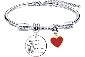 LKJHGF Regalo del día de San Valentín Pareja Regalos Pulsera Mujer Pareja Día de San Valentín -eres...mi persona favorita- Regalo de cumpleaños Aniversario Ideas de regalos para él/ella