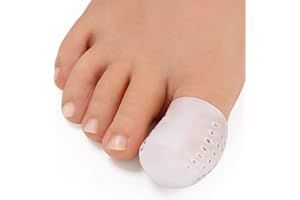 Promifun Gel Big Toe Caps, 12 confezioni di protezioni per le dita dei piedi, manicotti copripunta traspiranti per Big Toe, vesciche, calli, sollievo dal dolore da attrito