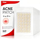 Anti-Acne Invisible Hydrocolloid Patches &ndash; Waterproof and Breathable Pimple Patches, Powerful Absorption without Residue, Gra