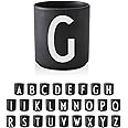 Design Letters Tazzine Caffe in Porcellana (A-Z) | Idee Regalo Uomo & Regalo Donna | Tazze Colazione Perfetto per Decorazione