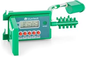 Blumfeldt Aquanova Automatic Irrigation System (10 m vinyl hose, suction pump, up to 10 potted plants, LCD display, 10 steel pegs)