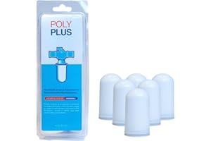 DETERMONDO 12 Polifosfati per Caldaia Ricarica Cartucce Universali di Filtro Anticalcare per Caldaia Protegge Caldaie, Elettrodomestici, Lavatrice e Lavastoviglie