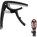 VBK Capodastre Guitare pour Guitare Classique avec Déclenchement Rapide | Capodastre Classique Léger et Durable avec Coussinets en Silicone pour une Prise Parfaite des Cordes sans Grincement