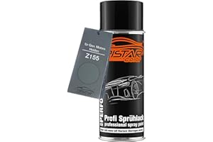 TRISTARcolor Pintura del coche Bote de spray para Gen. Motors/Holden Z155 Basalt Grey Metallic/Moonland Perl Pintura base aerosol 400 ml