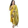 Naixa Women's Vichitra Silk Cotton Lining Embroidered Straight Kurta with Pant and Dupatta Sets (NX-470)