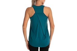 Dawnrole Gym Tops para Mujer Camisetas sin Mangas Yoga Fitness Camisetas Racerback Sports Top Mujer