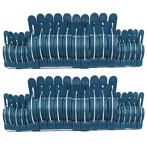 COM-FOUR 40x Pflanzenklemmen, Pflanzenclipse, 20x große & 20x kleine Klemmen