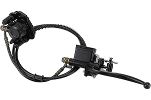 WOOSTAR Left Hydraulic Brake Master Cylinder Caliper Replacement for Taotao Sunl Baja 50cc 70cc 90cc 110cc 125cc 150cc 200cc 250cc Chinese ATV Quad