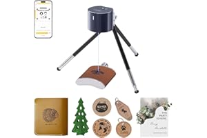 LaserPecker L1 Pro Incisore Laser, Laser Cutter Portatile Taglio Laser Strumenti, Macchina Taglio Laser con Supporto da Tavolo e Occhiali Protettivi Incisione Laser per Legno Pelle Acrilico, Basic
