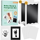 Nabance Kit Empreinte Bebe 2pcs Grande Taille Empreintes Bébé Kit Empreinte Chien kit Empreinte Pieds et Mains Bébé Empreinte