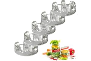 SLTAXAR 5 Pcs 7 * 3cm Poids de Fermentation en Verre Poids en Verre Pour Bocaux pour Légume Fermenté