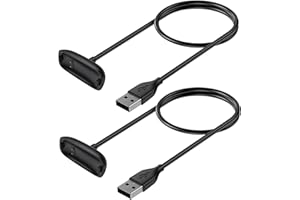 KIMILAR 2Pcs Charger compatible with Fitbit Inspire 2 / Fitbit Ace 3, Replacement USB Charge Dock Charging Cable Charger compatible with Fitbit Ace 3 / Fitbit Inspire 2 Fitness Tracker