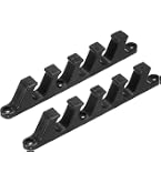 Lot De 4 Boucles De Réglage Pour Chaise Longue - Plastique Noir - 5 Positions - Remplacement Pièce - 2
