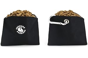 COOWONE Leckerlitasche für Hunde, Wasserfest Hunde Leckerlitasche Abwaschbar leckerlibeutel Snack Bag mit Megnetic Snap, Handsfree Hundetrainingstaschen, Ideal für Hundetrainings