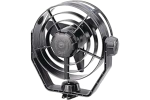 HELLA Ventilateur - Turbo - 12V - 6.5W - noir - Câble: 1400mm - 8EV 003 361-002