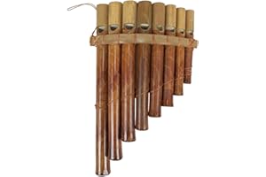 COCO PAPAYA Panflöte aus Bambus (Größe Durchschnitt) Musikinstrument