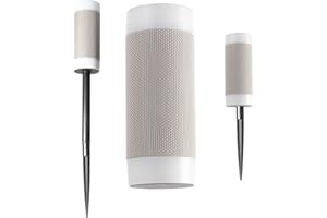 IJOY Outdoor Wireless Speaker with 10 Hour Playtime - IP66 Waterproof, Dustproof, Weatherproof Light Up Bluetooth Speaker with LED Lights and Adjustable Stake Height for Use As Outdoor Speaker