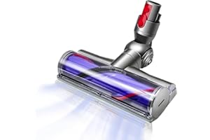 ‎SHEPANYI shepanyi Bürste Ersatzteile kompatibel für Dyson Staubsauger V7, V8, V10, V11, V15-50W Ersatzbürste mit Direktantrieb, Zubehör, Bodendüse, Turbobürste für Teppiche und Harte Böden