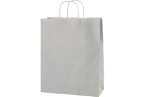Thepaperbagstore Bolsas De Papel De Colores, Reciclables Y Reutilizables, con Asas Retorcidas
