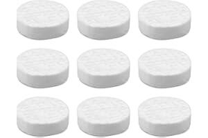 SHIFAKA 9 Pz Spugna di Ceramica Camino Bioetanolo Biocaminetto, Spugna Ceramico Bioetanolo, Lana Ceramica per Bioetanolos Caminetti da Tavolo Interno (85 x 25 mm)