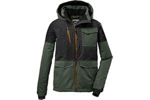 Killtec Kow 29 Bys Ski Jckt Veste fonctionnelle/veste outdoor avec capuche et pare-neige Garçon