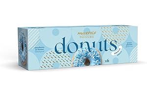 CONFETTI MAXTRIS Donuts Maxtris Patisserie Gusto Vaniglia Celeste Confezione da 6 pz 210 g Senza Glutine