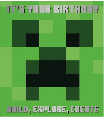 Danilo Promotions LTD Minecraft Geburtstagskarte Für Bruder