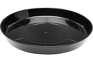 ‎GARRONDA Garronda Blumentopf Untersetzer GD-0026 (Schwarz, ⌀ 27cm H 3,2cm)