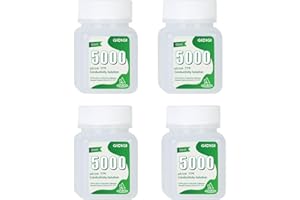 GIDIGI Soluzione di calibrazione EC TDS, 4 flaconi da 50 ml di soluzione di calibrazione 5000μS/cm, adatta a tutti i misuratori EC, misuratore TDS con elevata precisione e facile da calibrare