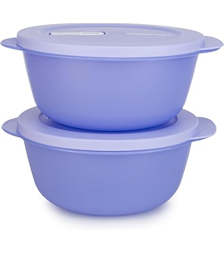 Tupperware Essentials Store, Serve & Go Schüssel-Set – 3-teilig, Auslaufsicher & Mikrowellengeeignet