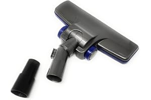 KNIWELSHOP Boquilla de suelo, cepillo compacto con tira deslizante y protección de bordes para aspiradora con conexión 32/35 mm