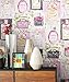 Produktbild NEWROOM Tapete Rosa Parfüm Mädchen Papiertapete Bunt Papier moderne Design Optik Tapete Vintage inkl. Tapezier Ratgeber