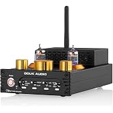 Douk Audio X1 Bluetooth Receiver Phono Amplifier 2 Channel Amplifier for MM Turntable 160W&times;2 TDA7498E Sound Control for Deskt