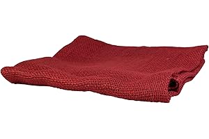 mgc24® Jutesack aus Naturfaser, Winterschutz für Pflanzen gegen Kälte/Frost, 60x80cm rot