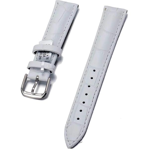 QUARKZMAN Cinturino per Orologio in Pelle 14mm con Motivo in Rilievo, Cinturini di Ricambio Vero Pelle con Barre a Molla per Uomo e Donna, Blu Scuro