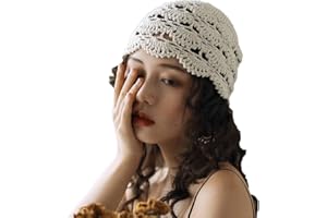 VALICLUD - Gorro de ganchillo para mujer, hecho a mano, gorro turbante para el verano
